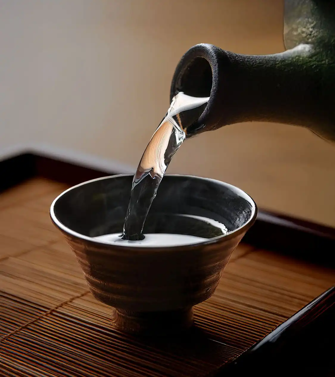 sake at japanese restaurant Ginkjo Luxembourg